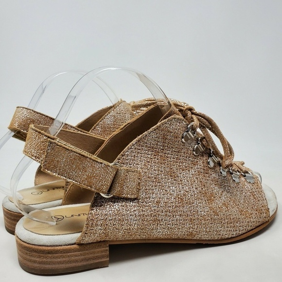 Unity In Diversity Hook Loop Lace Up Sling Sandal - Picture 4 of 10